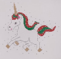 Christmas Unicorn with stitch guide
