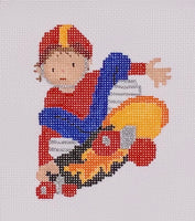 Tony Hawk with stitch guide
