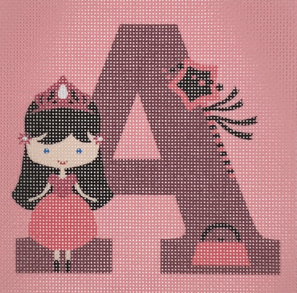 Letter A Princess (print)