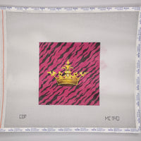 Crown on Pink Animal Print