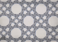 Gray/Cream Caning Pattern Pillow
