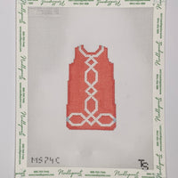 Lattice Trim On Coral Mini Shift