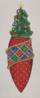 Christmas Tree Ornament - Harlequin Ribbon
