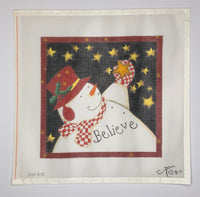 Snowman Wishes Pillow

