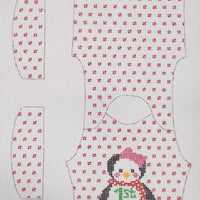 1st Christmas Onesie Ornament - Penguin