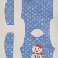 1st Christmas Onesie Ornament - Snowman