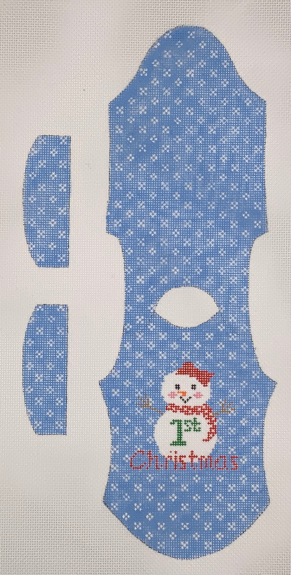 1st Christmas Onesie Ornament - Snowman