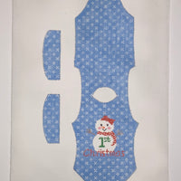 1st Christmas Onesie Ornament - Snowman