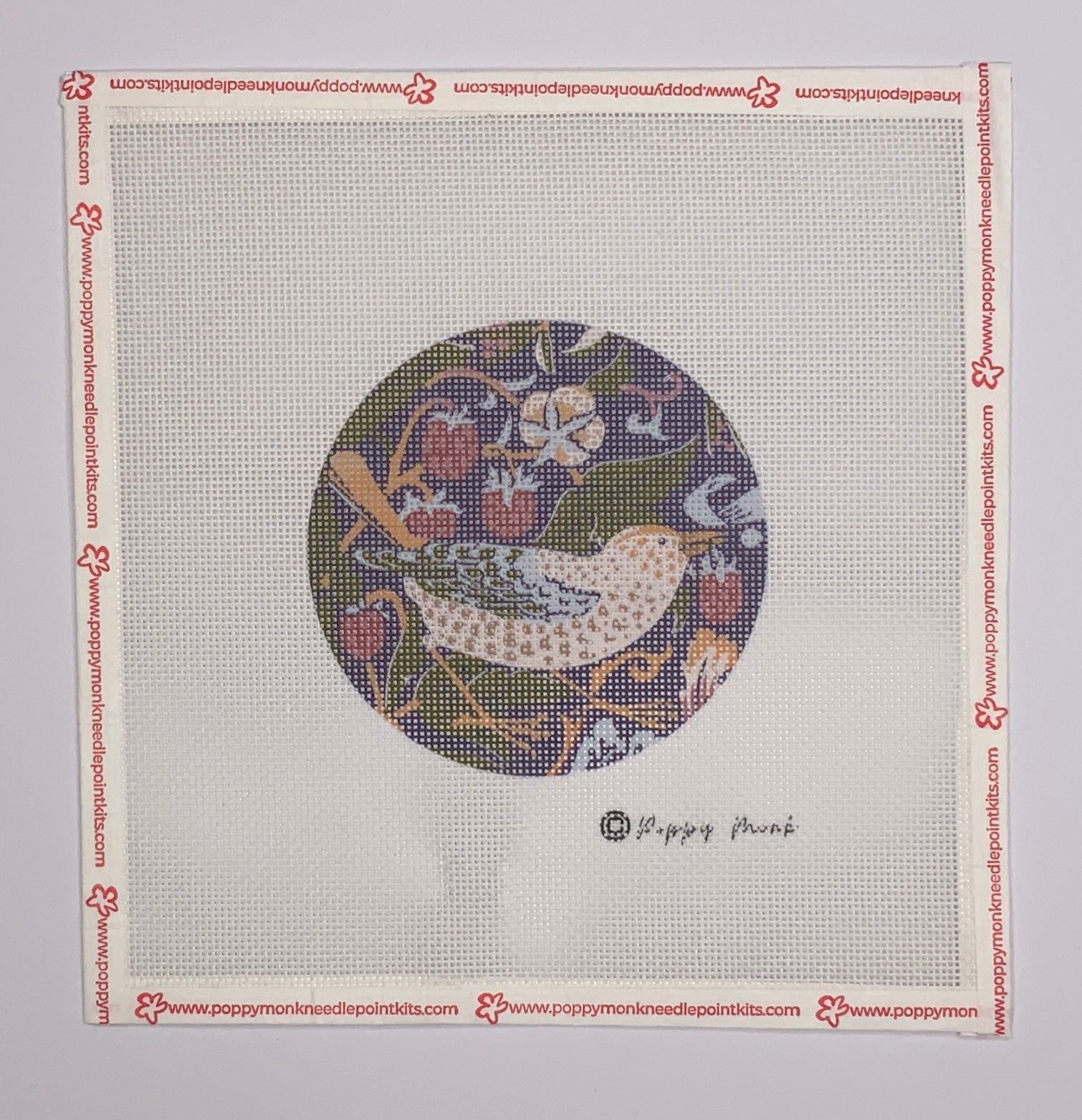 Strawberry Thief (print) | Needlepoint Destashing