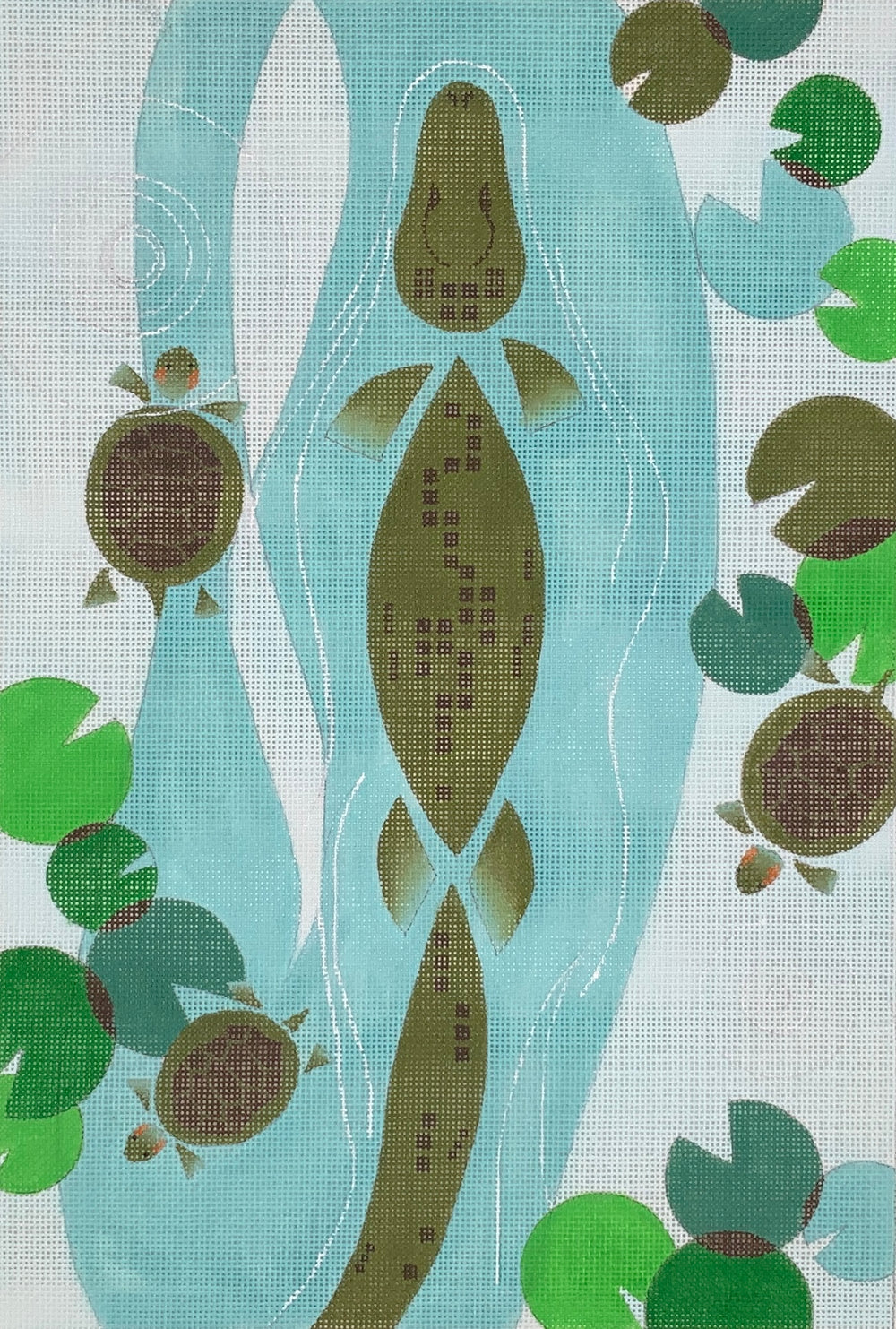 Florida Alligator with stitch guide