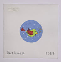 Red and Green Bird
