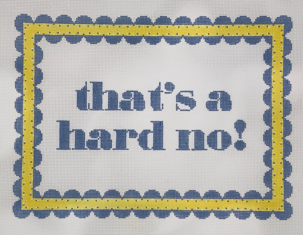 That's a Hard No - Blue/Yellow