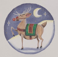 Reindeer on the Ground Ornament
