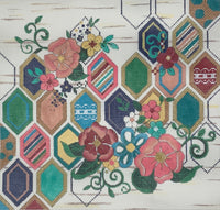 Hexagons and Floral
