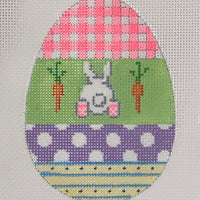 Eggceptionally Gingham with stitch guide