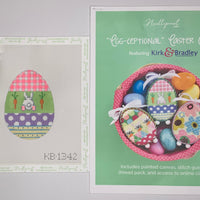 Eggceptionally Gingham with stitch guide