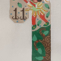 11 Pipers Piping Candy Cane with stitch guide