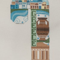 Travel Candy Cane - Greece