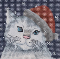 Gray Santa Kitty
