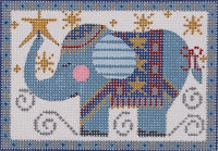 Blue Rectangle Elephant
