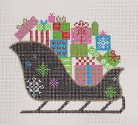 Black Sleigh with Presents
