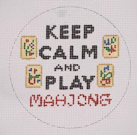 Keep Calm and Play Mahjong Round
