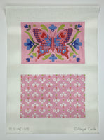 Annette - Pink Butterfly Clutch
