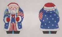 Two Sided Patriotic Santa
