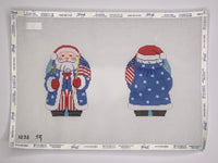 Two Sided Patriotic Santa
