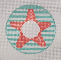 Starfish Monogram Round
