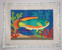 Green Tropical Fish
