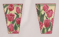 Wm's Pink Tulips Scissor Case with Tassel

