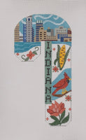 Travel Candy Cane - Indiana
