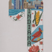 Travel Candy Cane - Indiana