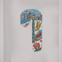 Travel Candy Cane - Indiana