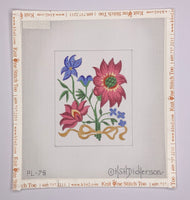 Jacobean Flowers - small insert
