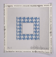 Houndstooth Monogram Square
