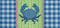 Blue Crab Gingham Insert
