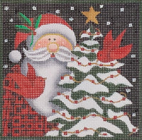 Woodland Santa - Cardinals
