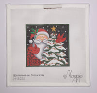 Woodland Santa - Cardinals
