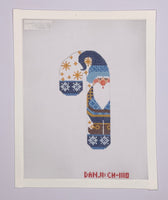 Blue Gnome Candy Cane
