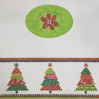 Trees Oval Hinged Box with hardware