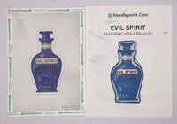 Evil Spirits Poison Bottle with stitch guide
