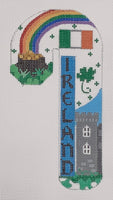 Ireland Travel Candy Cane

