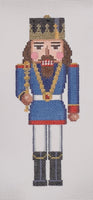 Blue King with Scepter Nutcracker
