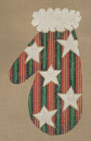 Stars Mitten - Red/Green
