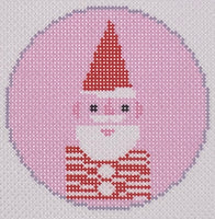 Pink Santa Round (print)
