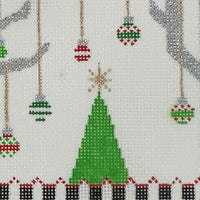 Birch Tree Christmas with stitch guide