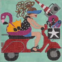 Beach Baby Vespa
