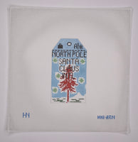 North Pole Travel Tag
